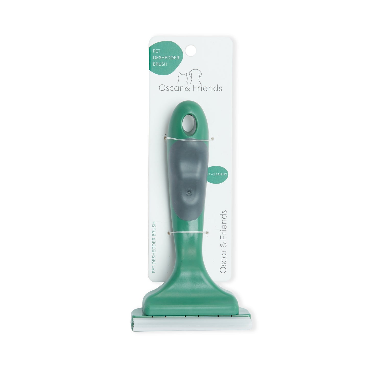 Dog Self Cleaning De-shedder Brush