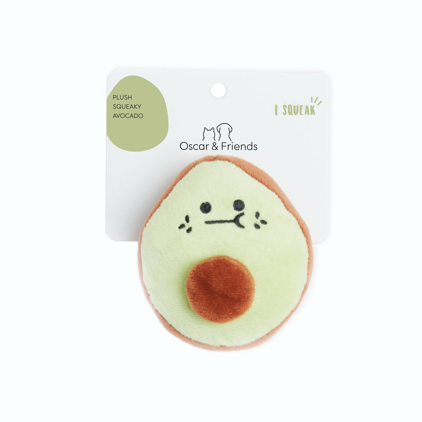 Squeaky Plush Avocado