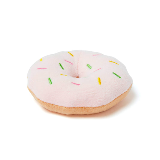 Dog Squeaky Plush Donut
