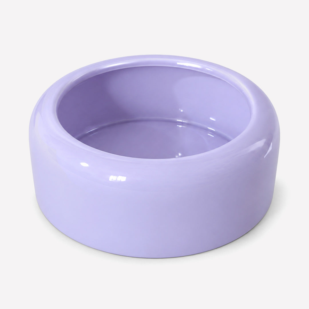 Ceramic Pet Bowl - Lilac
