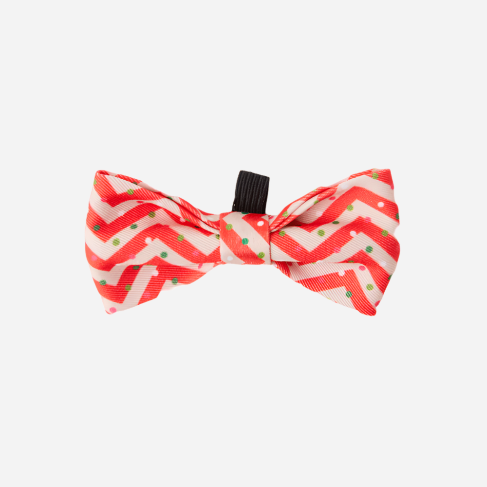 Dog Bow Tie Christmas Zig Zag