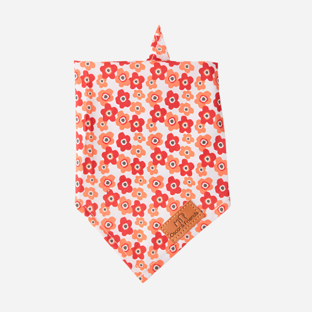 Dog Bandana Blotched Floral