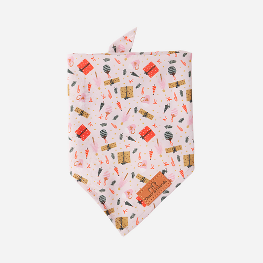 Dog Bandana Christmas Print