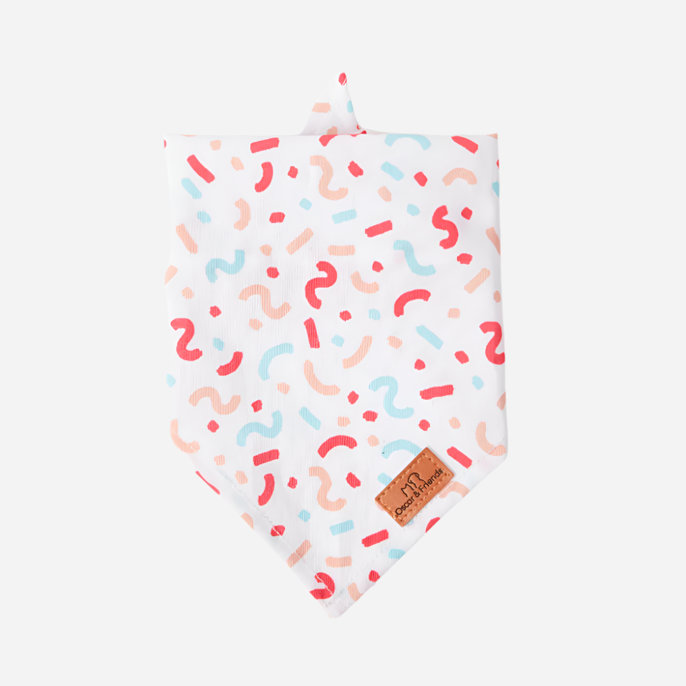 Dog bandana confetti 