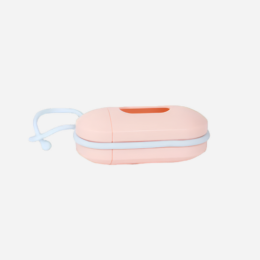 Plastic Waste Bag Holder - Peach