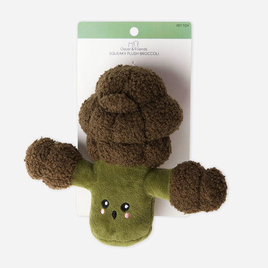 Squeaky Plush Broccoli