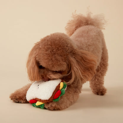 Squeaky Plush Sandwich