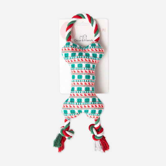 Christmas Bone Rope Toy