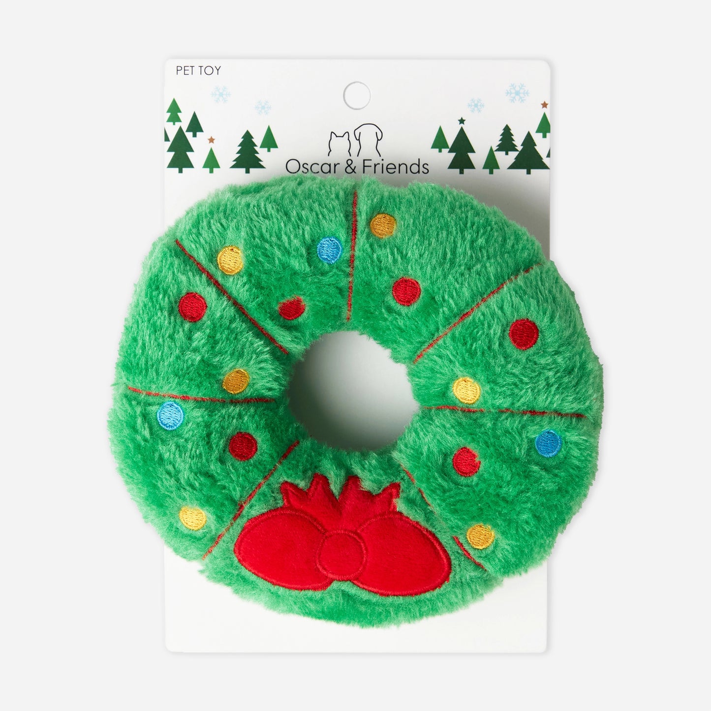 Christmas Plush Wreath Toy